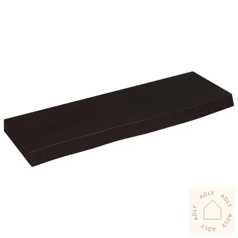 Vegghylle Mørkebrun 60X20X4 Cm Behandlet Heltre Eik