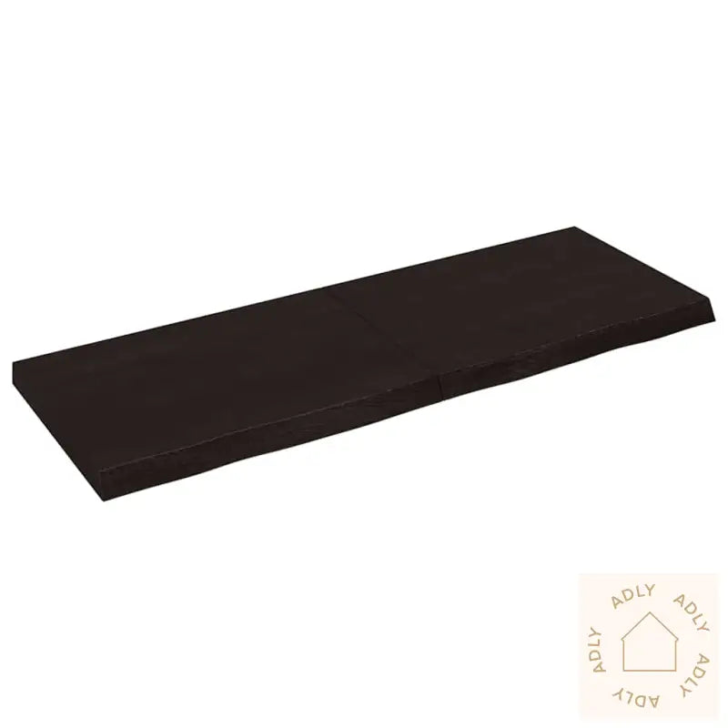 Vegghylle Mørkebrun 140X50X(2-6) Cm Behandlet Heltre Eik