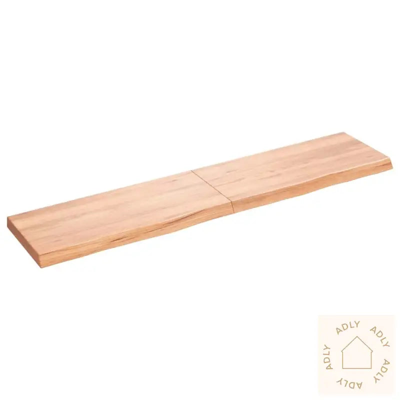 Vegghylle Lysebrun 100X40X(2-6) Cm Behandlet Heltre Eik
