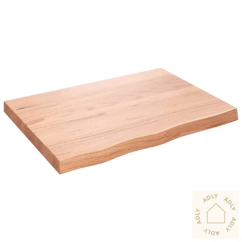 Vegghylle Lysebrun 80X60X(2-6) Cm Behandlet Heltre Eik