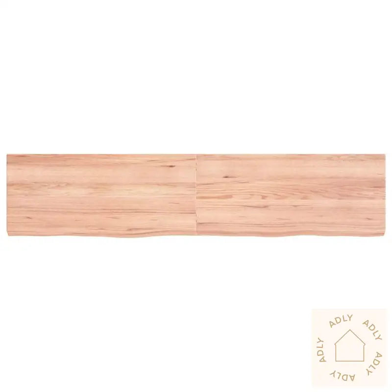 Vegghylle Lysebrun 100X40X(2-6) Cm Behandlet Heltre Eik
