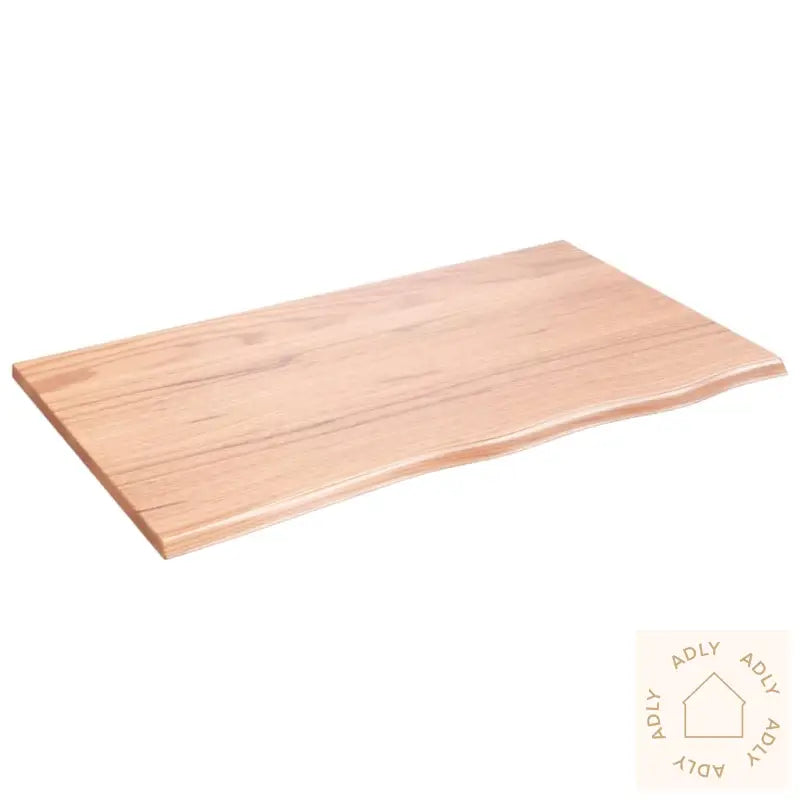 Vegghylle Lysebrun 100X60X2 Cm Behandlet Heltre Eik