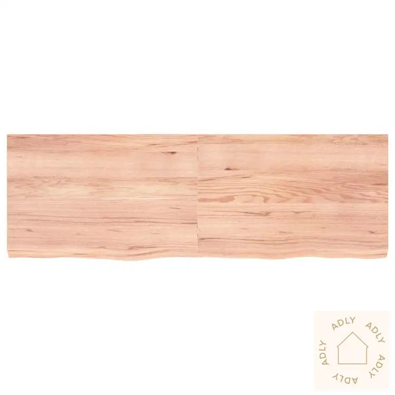 Vegghylle Lysebrun 120X50X(2-6) Cm Behandlet Heltre Eik