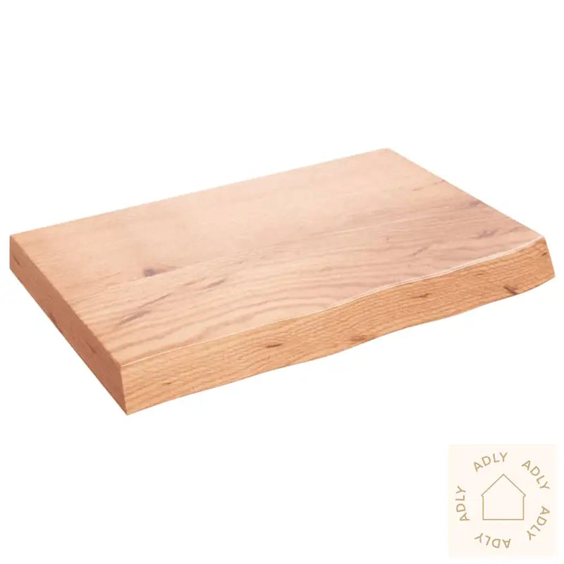 Vegghylle Lysebrun 60X40X(2-6) Cm Behandlet Heltre Eik