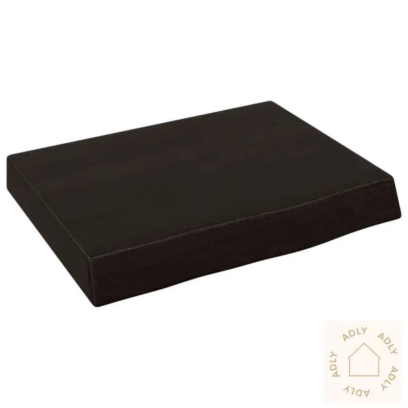 Vegghylle Mørkebrun 40X30X(2-6) Cm Behandlet Heltre Eik