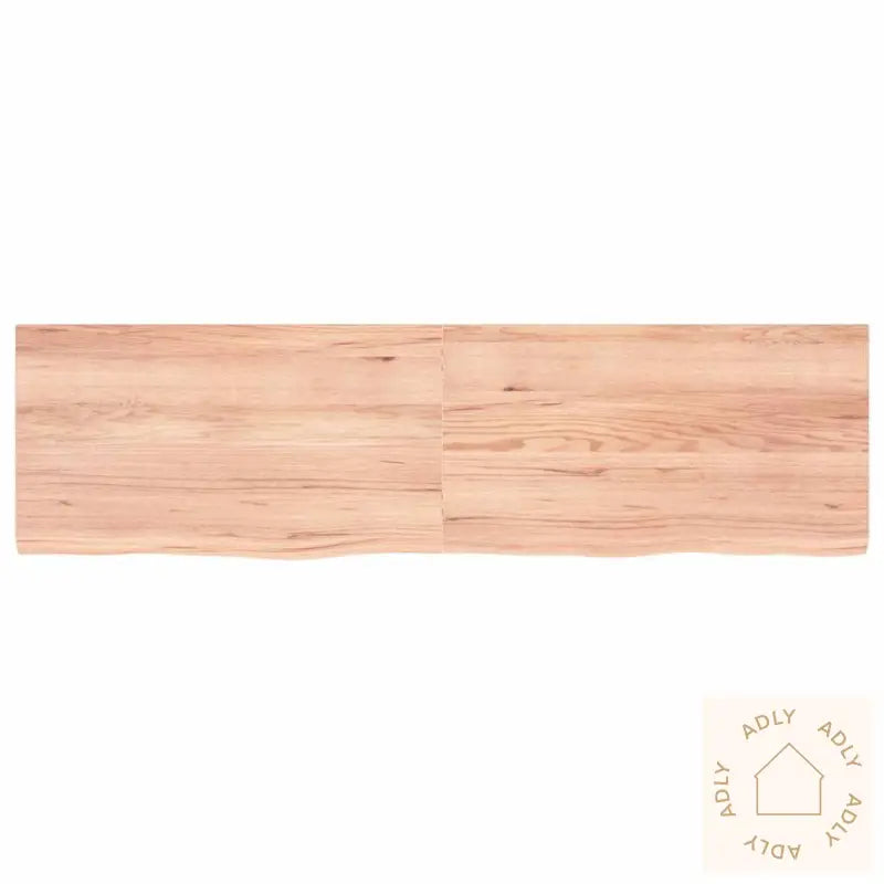 Vegghylle Lysebrun 120X50X(2-4) Cm Behandlet Heltre Eik