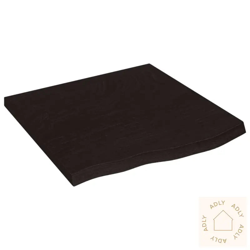 Vegghylle Mørkebrun 60X60X(2-4) Cm Behandlet Heltre Eik