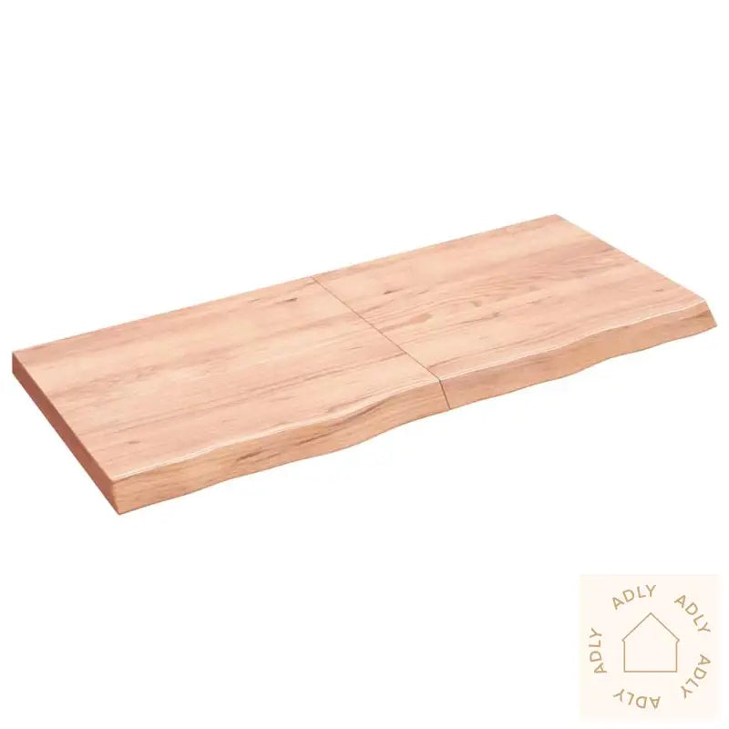 Vegghylle Lysebrun 140X60X(2-6) Cm Behandlet Heltre Eik