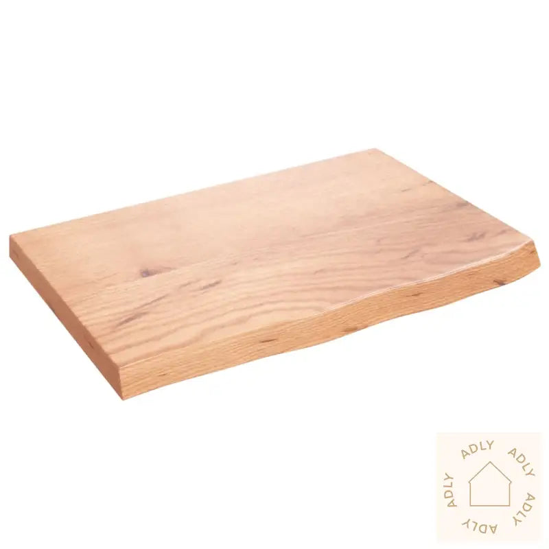 Vegghylle Lysebrun 60X40X(2-4) Cm Behandlet Heltre Eik