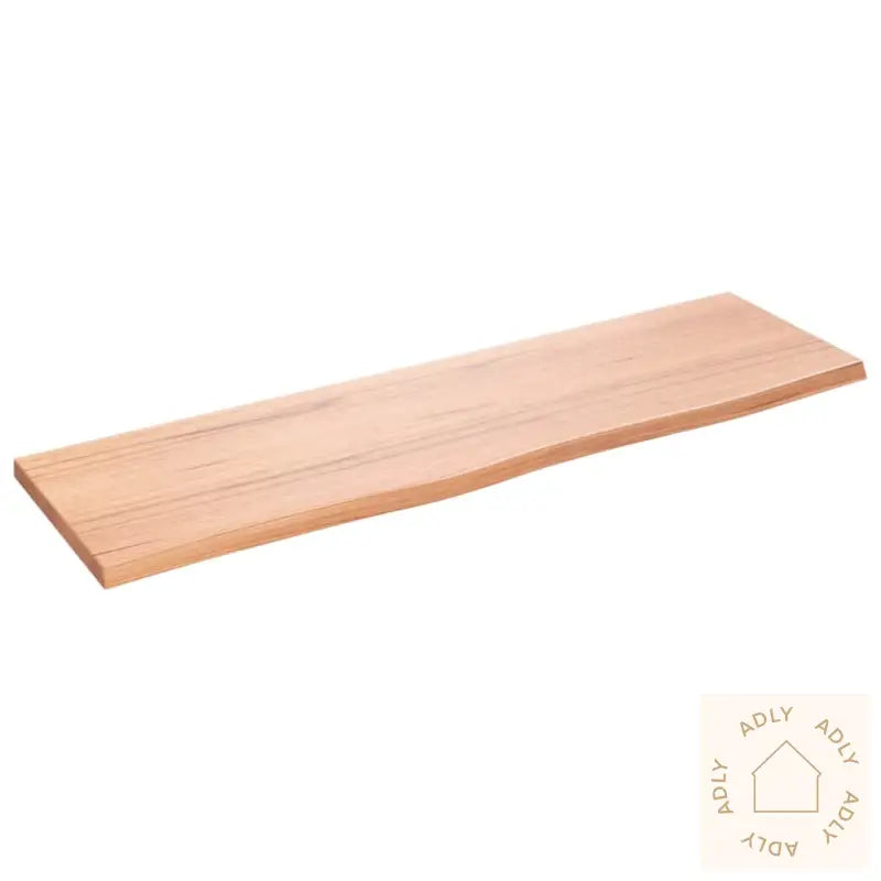 Vegghylle Lysebrun 100X30X2 Cm Behandlet Heltre Eik