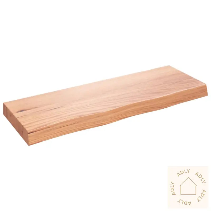 Vegghylle Lysebrun 80X30X(2-6) Cm Behandlet Heltre Eik
