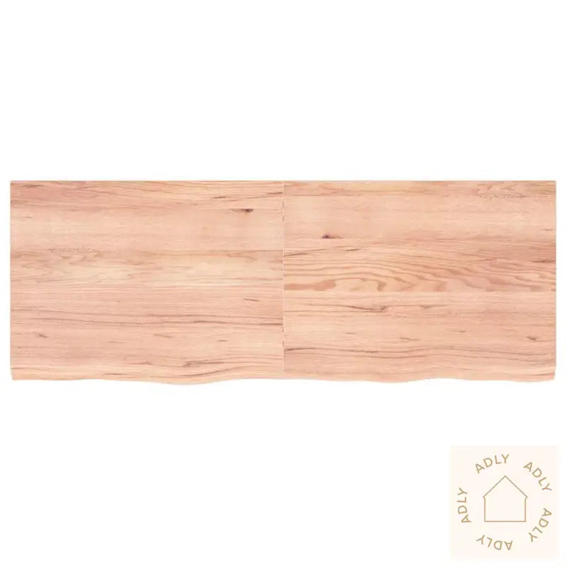Vegghylle Lysebrun 100X60X(2-4) Cm Behandlet Heltre Eik