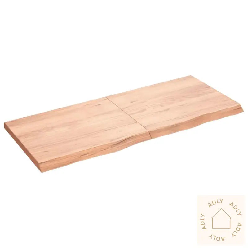 Vegghylle Lysebrun 120X50X(2-4) Cm Behandlet Heltre Eik