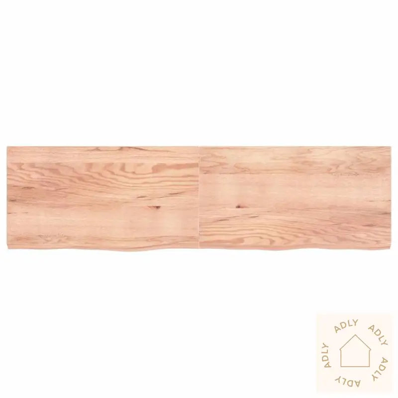 Vegghylle Lysebrun 220X60X(2-6) Cm Behandlet Heltre Eik