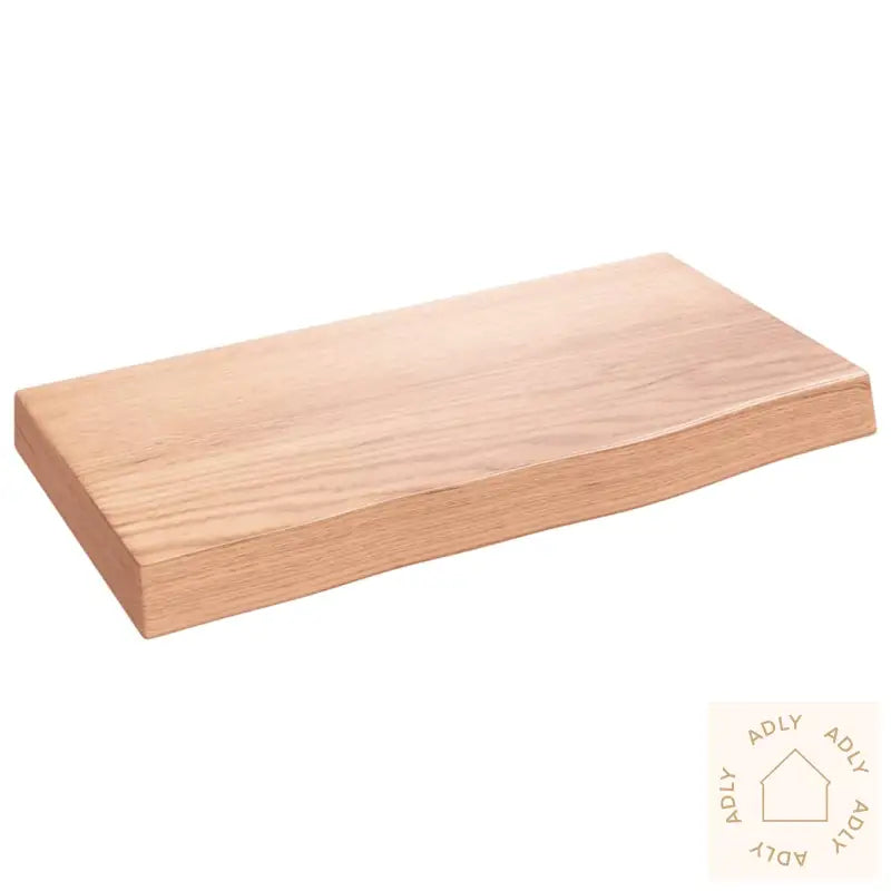 Vegghylle Lysebrun 40X20X4 Cm Behandlet Heltre Eik