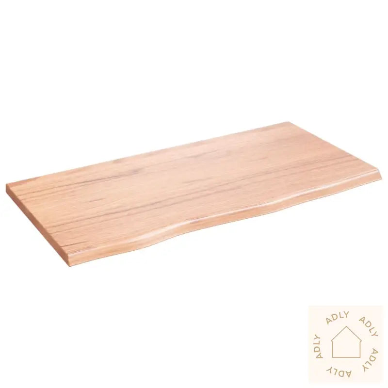 Vegghylle Lysebrun 80X40X2 Cm Behandlet Heltre Eik
