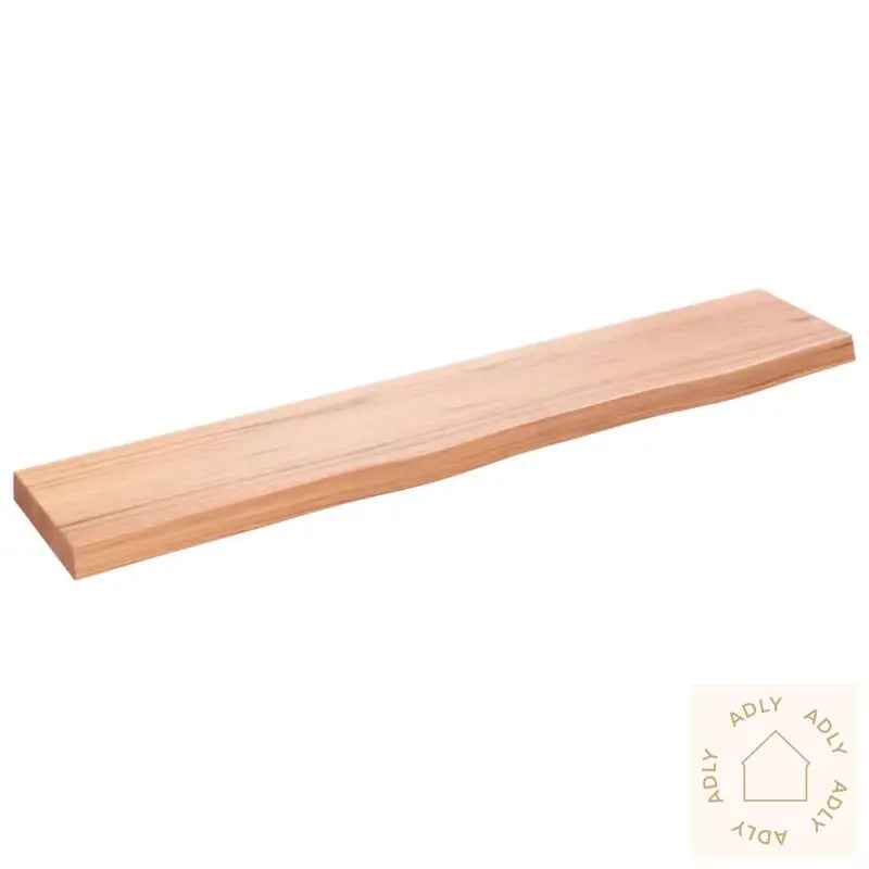 Vegghylle Lysebrun 100X20X4 Cm Behandlet Heltre Eik