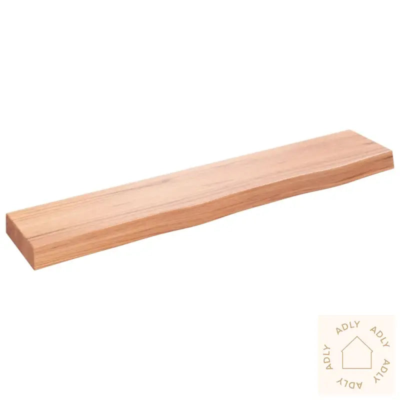 Vegghylle Lysebrun 100X20X6 Cm Behandlet Heltre Eik