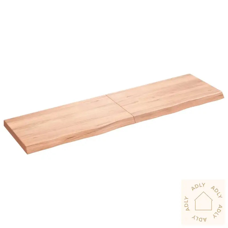 Vegghylle Lysebrun 120X50X(2-6) Cm Behandlet Heltre Eik