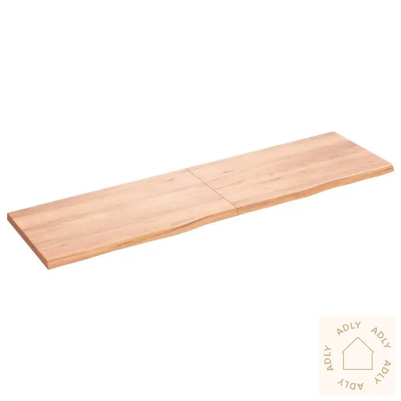 Vegghylle Lysebrun 120X50X(2-4) Cm Behandlet Heltre Eik