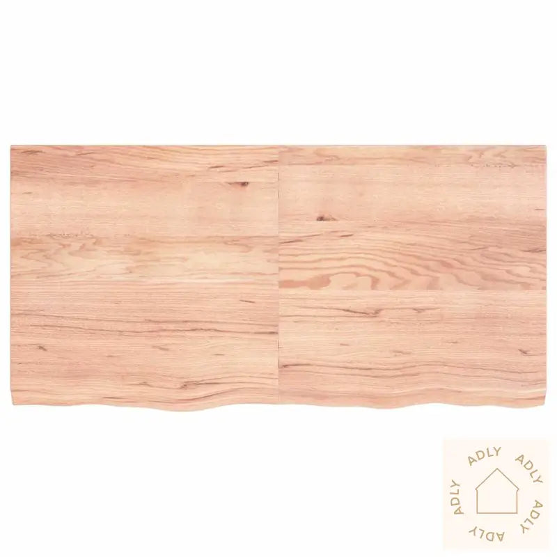 Vegghylle Lysebrun 120X60X(2-4) Cm Behandlet Heltre Eik