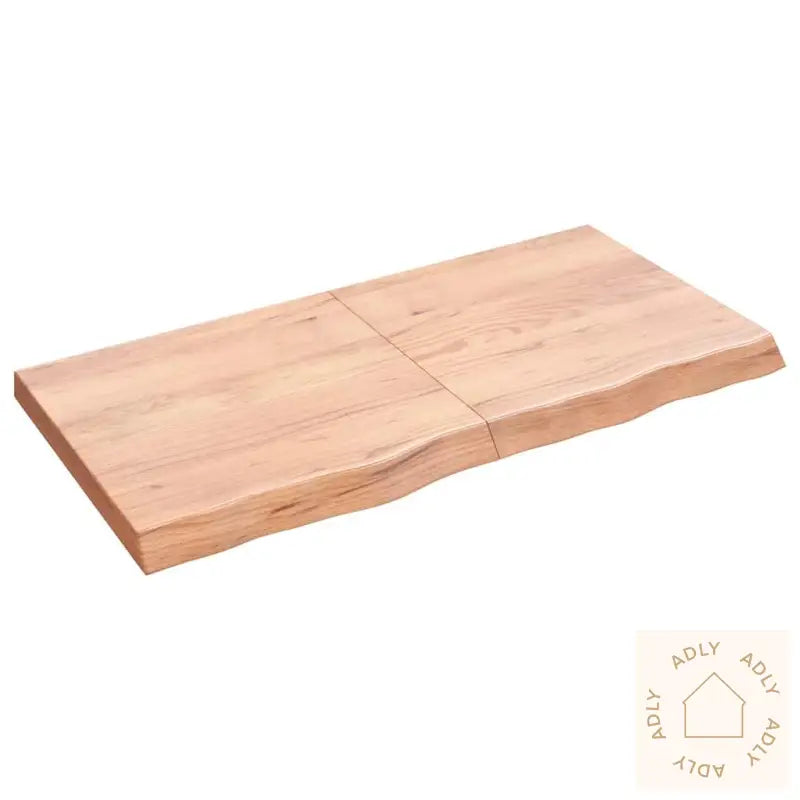 Vegghylle Lysebrun 120X60X(2-6) Cm Behandlet Heltre Eik