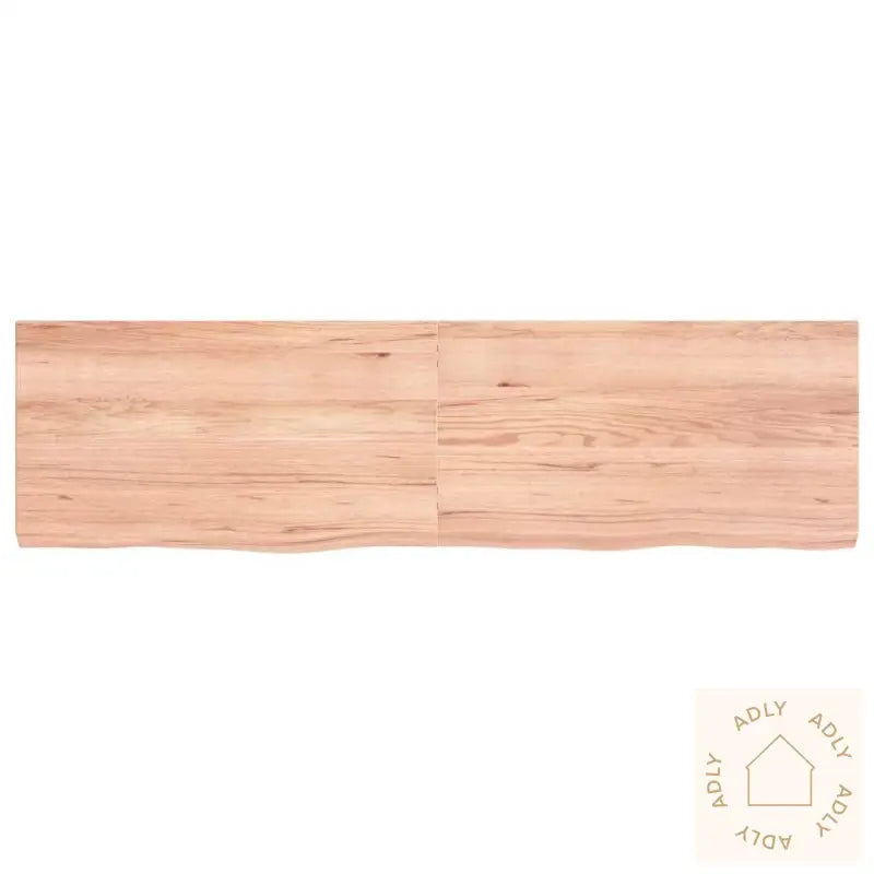 Vegghylle Lysebrun 120X50X(2-6) Cm Behandlet Heltre Eik
