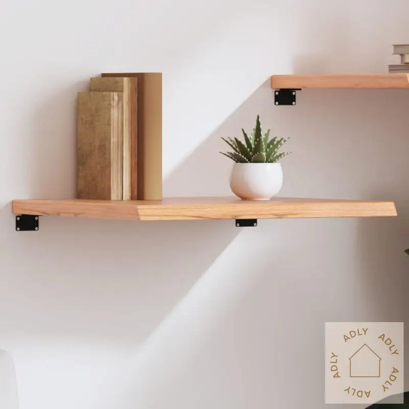 Vegghylle Lysebrun 60X60X(2-4) Cm Behandlet Heltre Eik