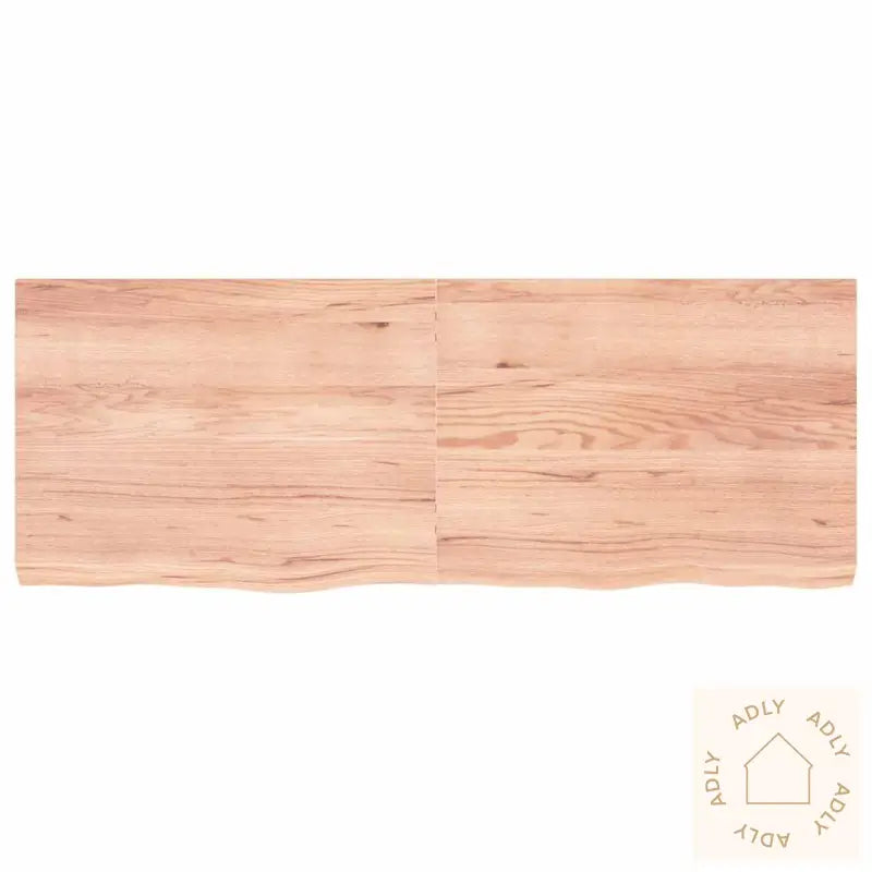 Vegghylle Lysebrun 120X30X(2-6) Cm Behandlet Heltre Eik