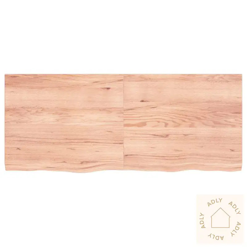 Vegghylle Lysebrun 120X50X(2-4) Cm Behandlet Heltre Eik