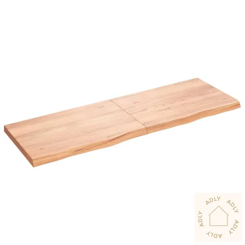 Vegghylle Lysebrun 120X50X(2-6) Cm Behandlet Heltre Eik