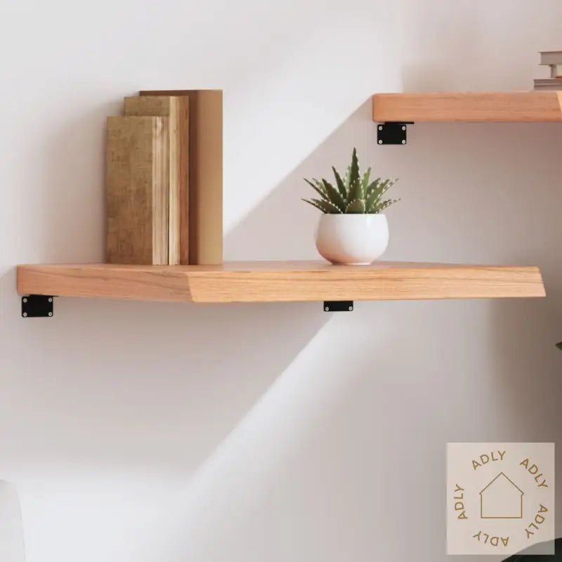 Vegghylle Lysebrun 60X60X(2-6) Cm Behandlet Heltre Eik