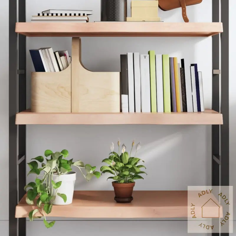 Vegghylle Lysebrun 100X60X(2-6) Cm Behandlet Heltre Eik