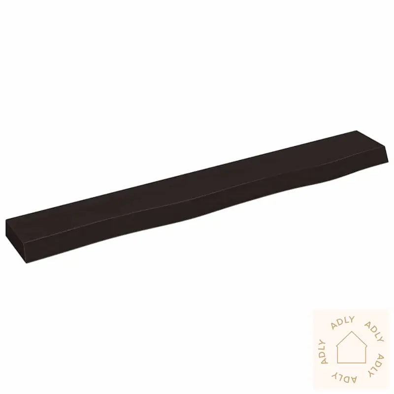 Vegghylle Mørkebrun 80X10X4 Cm Behandlet Heltre Eik