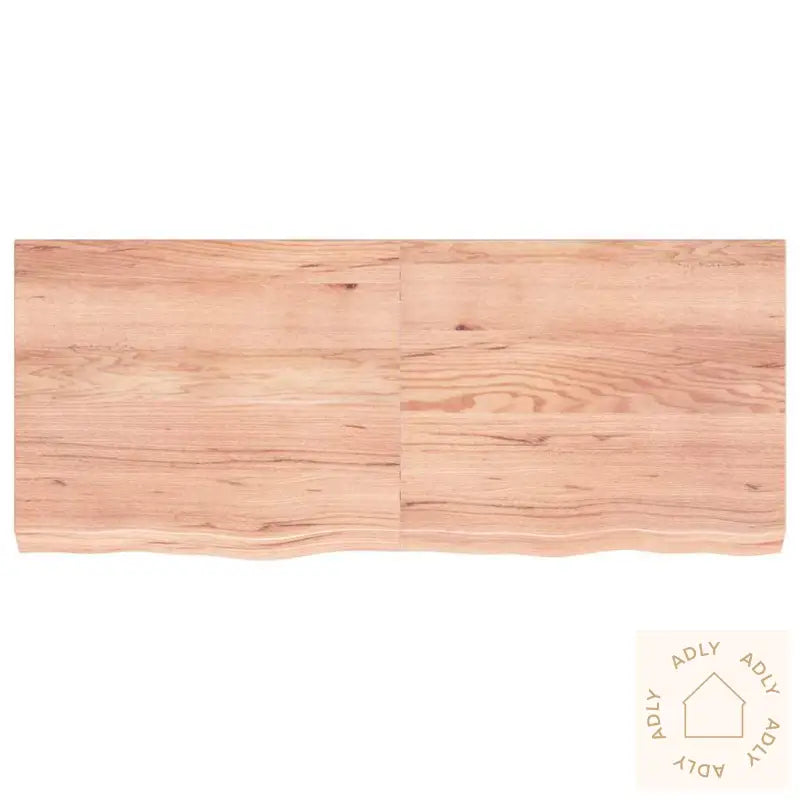 Vegghylle Lysebrun 120X50X(2-6) Cm Behandlet Heltre Eik