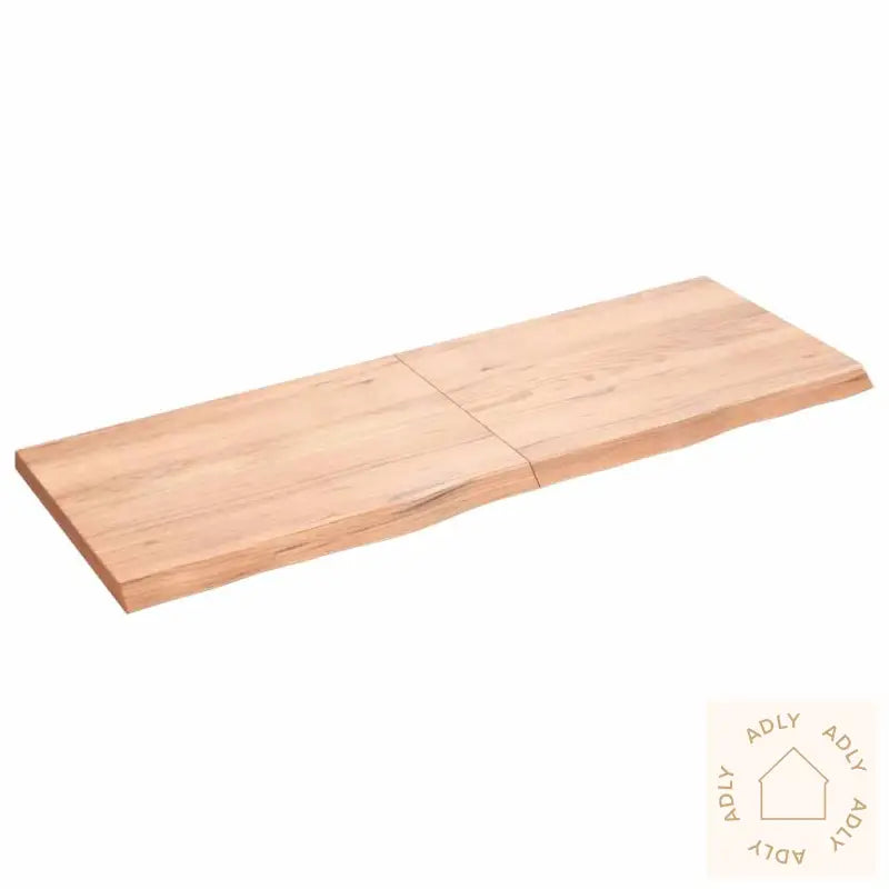 Vegghylle Lysebrun 140X50X(2-4) Cm Behandlet Heltre Eik
