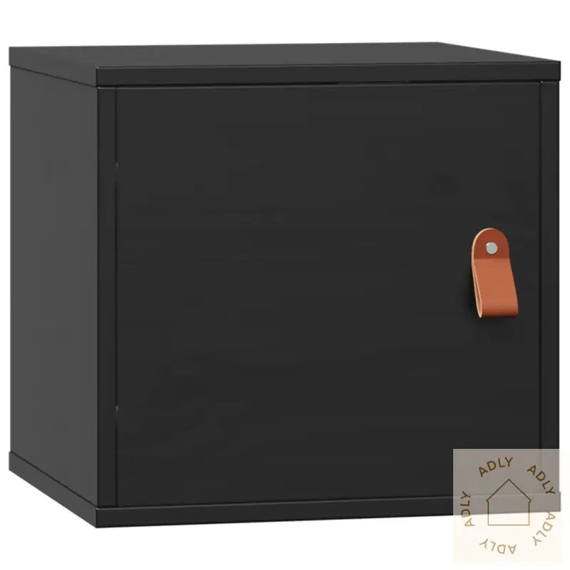 Veggskap Svart 31,5X30X30 Cm Heltre Furu