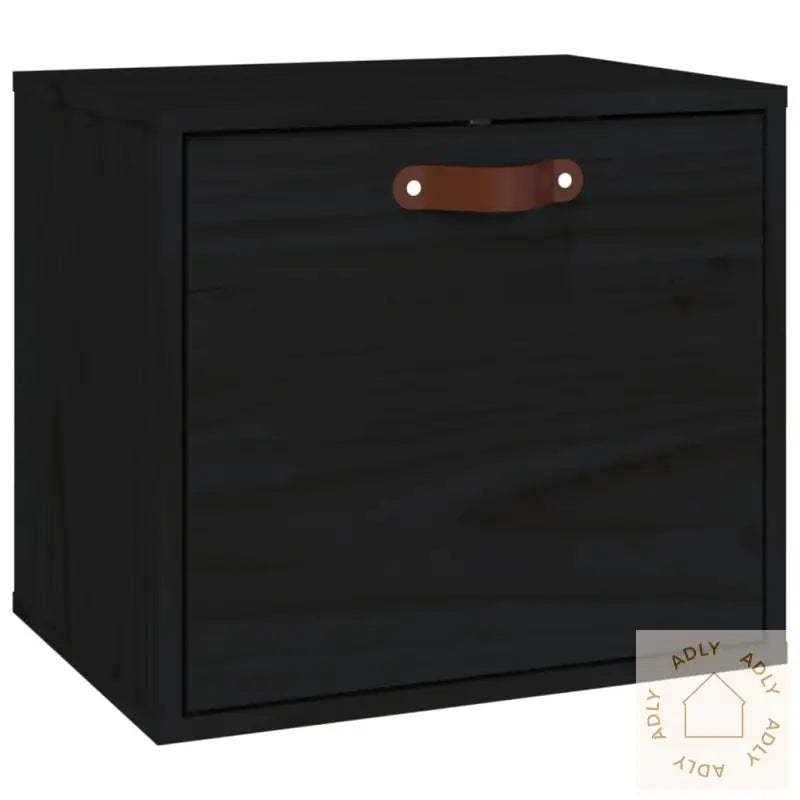 Veggskap Svart 40X30X35 Cm Heltre Furu
