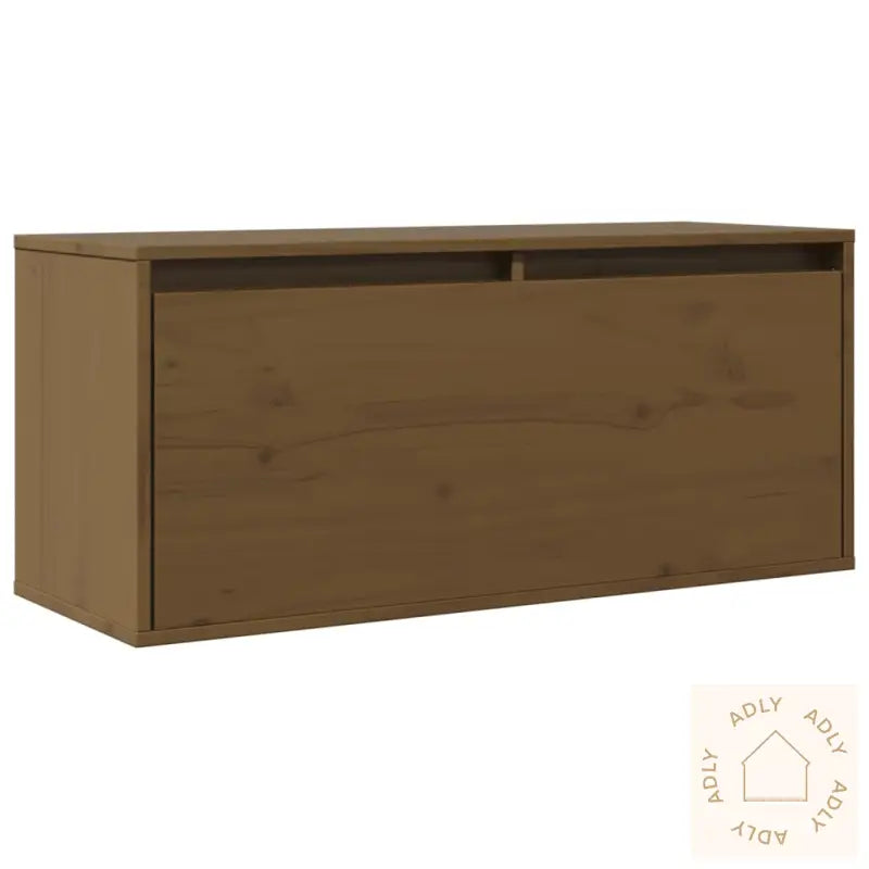 Veggskap Honningbrun 80X30X35 Cm Heltre Furu