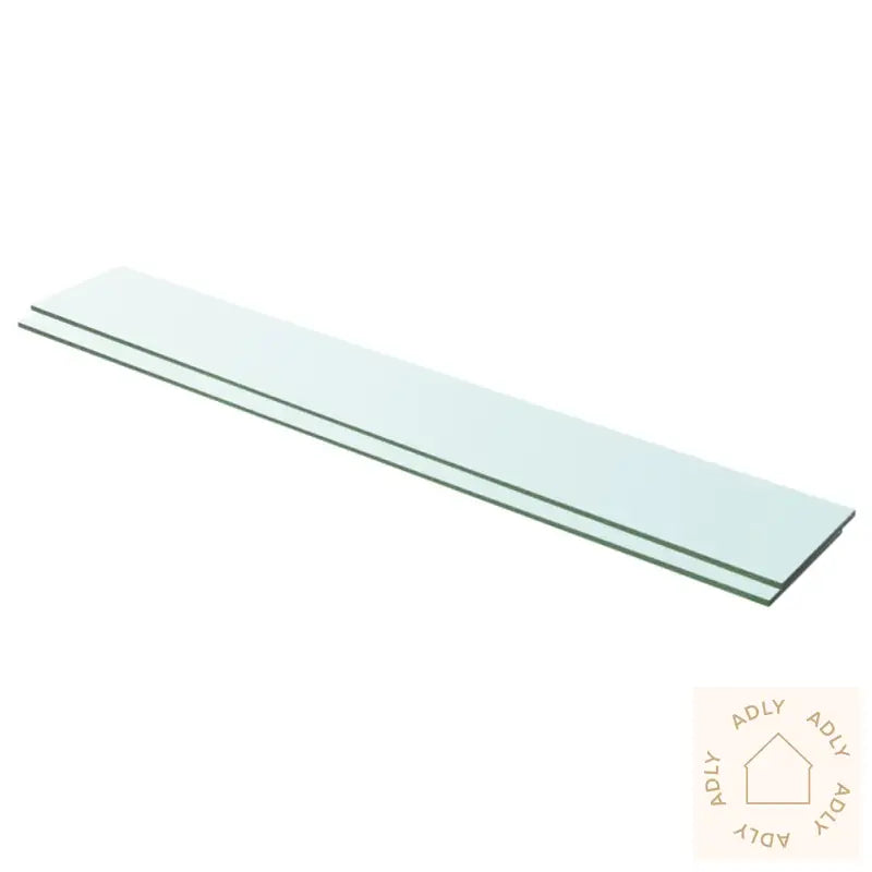 Hyllepaneler 2 Stk Klart Glass 100X15 Cm