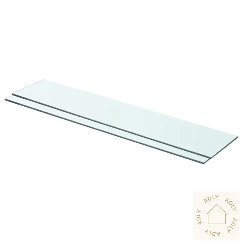 Hyllepaneler 2 Stk Klart Glass 70X15 Cm