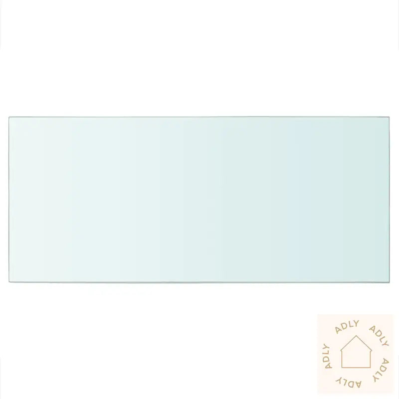 Hyllepanel Klart Glass 50X25 Cm