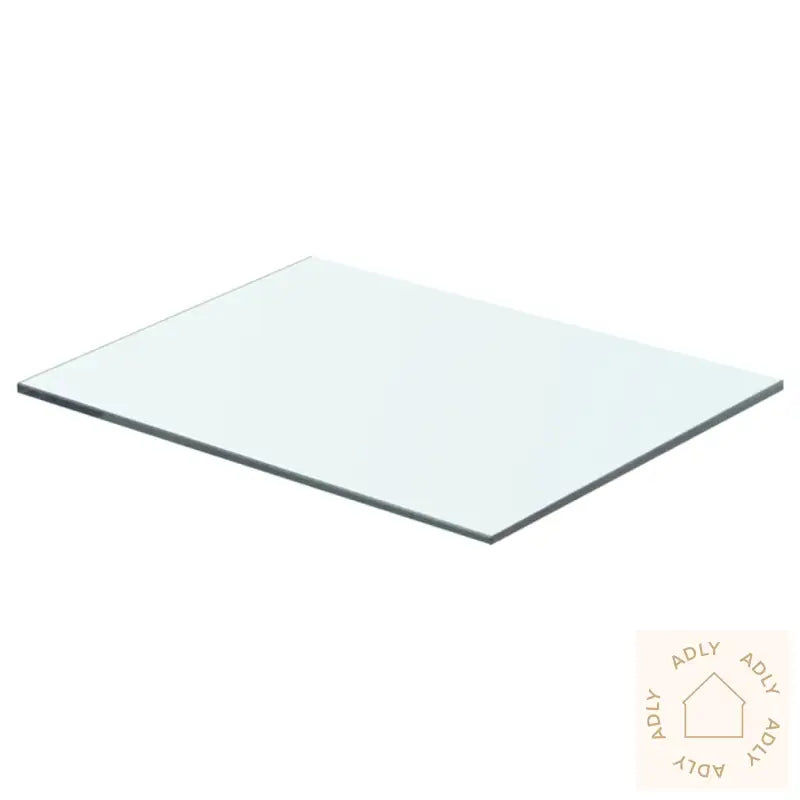 Hyllepaneler 2 Stk Klart Glass 40X25 Cm