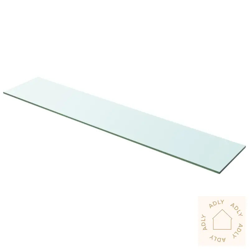 Hyllepaneler 2 Stk Klart Glass 100X20 Cm