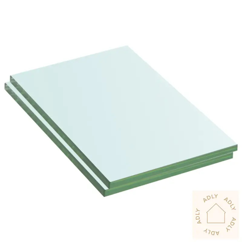 Hyllepaneler 2 Stk Klart Glass 20X12 Cm
