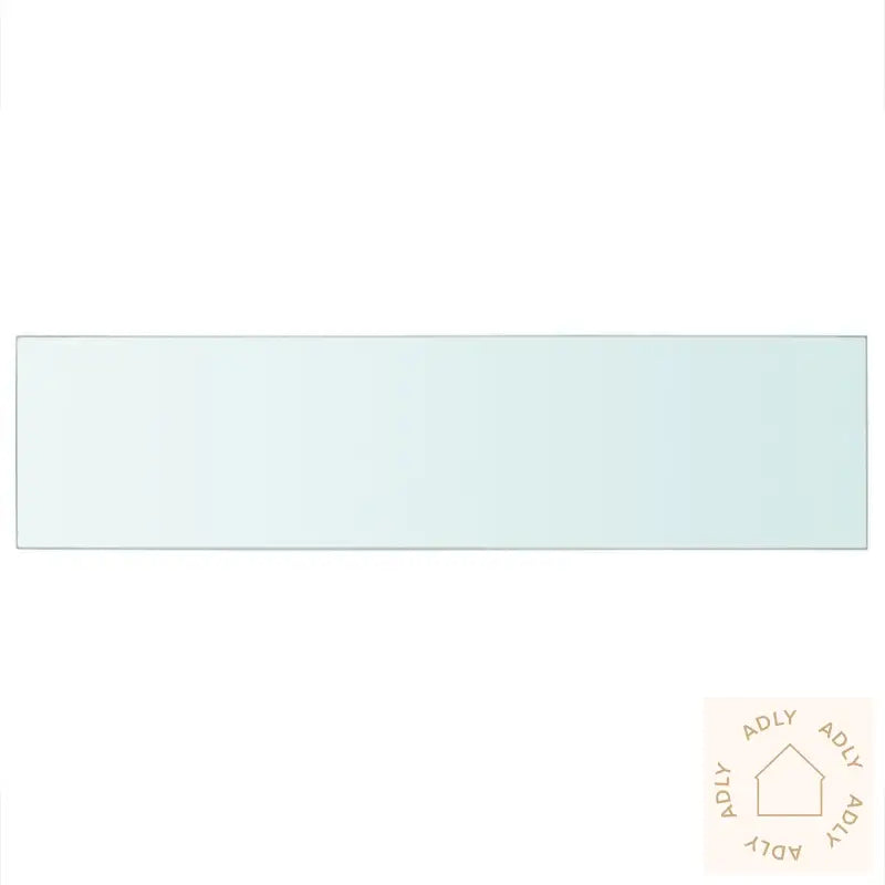 Hyllepanel Klart Glass 100X25 Cm