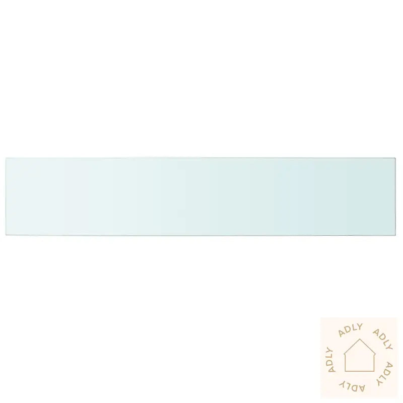 Hyllepanel Klart Glass 100X20 Cm
