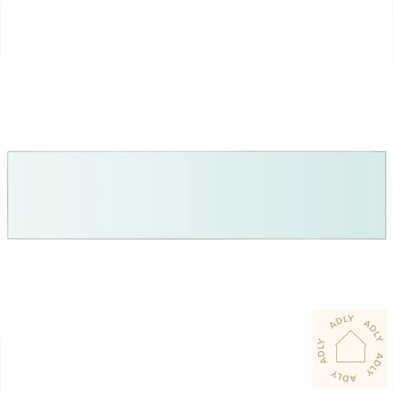 Hyllepanel Klart Glass 110X25 Cm
