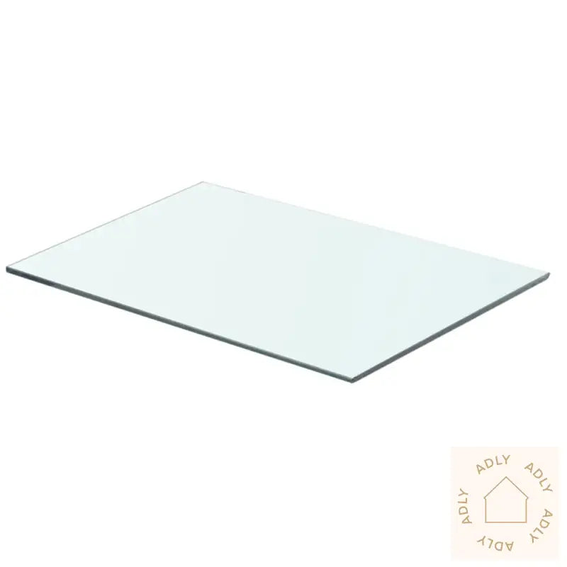 Hyllepaneler 2 Stk Klart Glass 50X30 Cm
