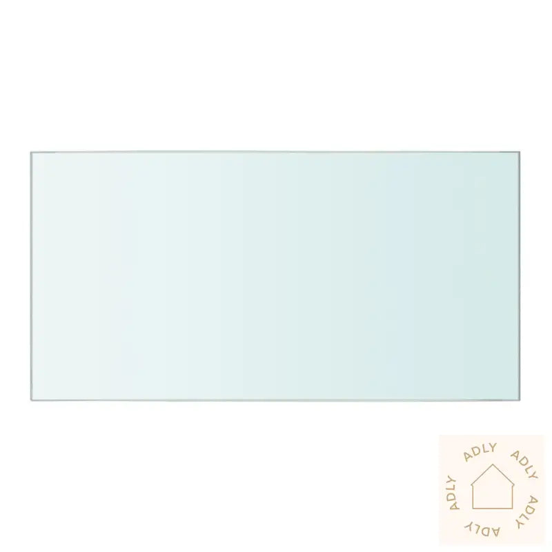 Hyllepanel Klart Glass 40X20 Cm
